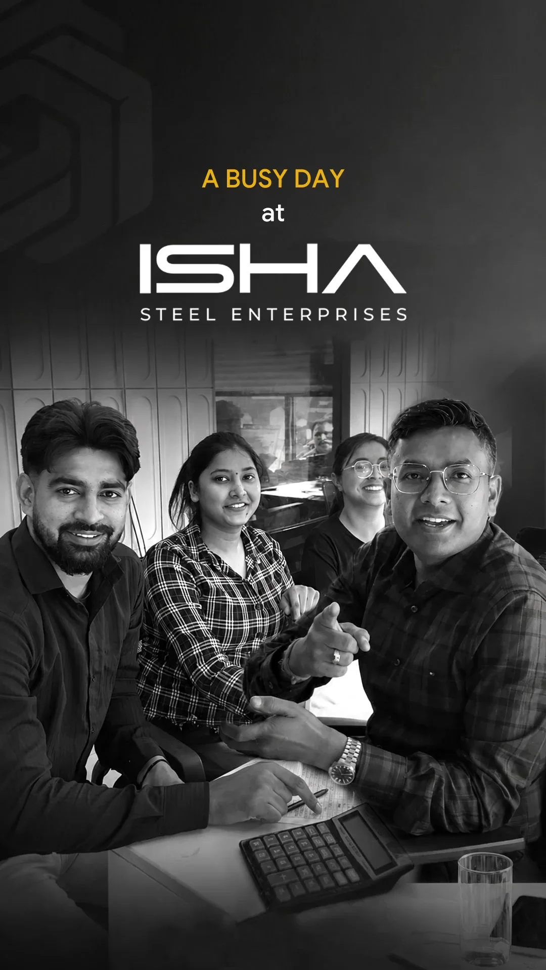 Isha Steel Enterprises Instagram reel cover