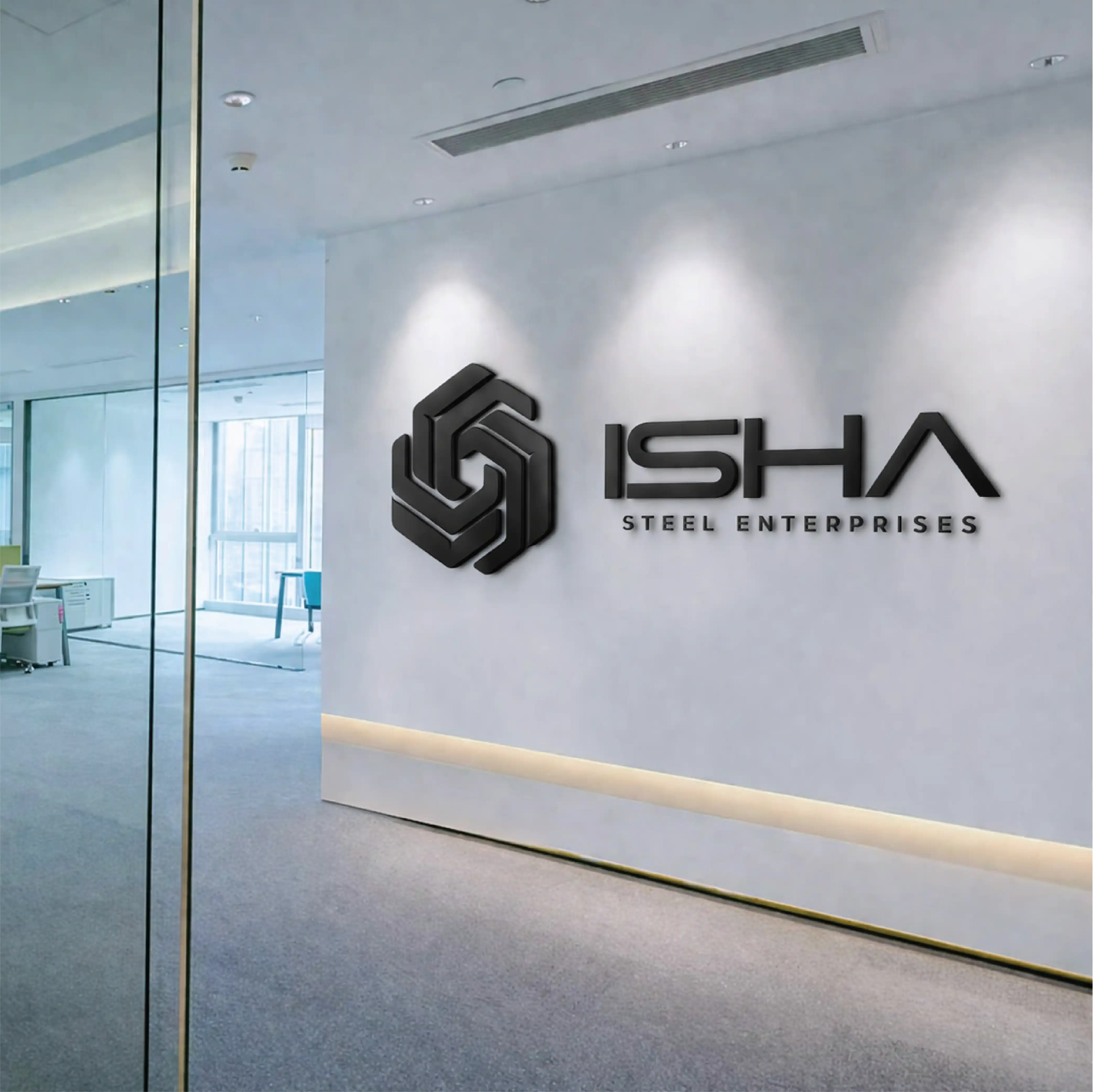 Isha Steel Enterprises: Graphics work