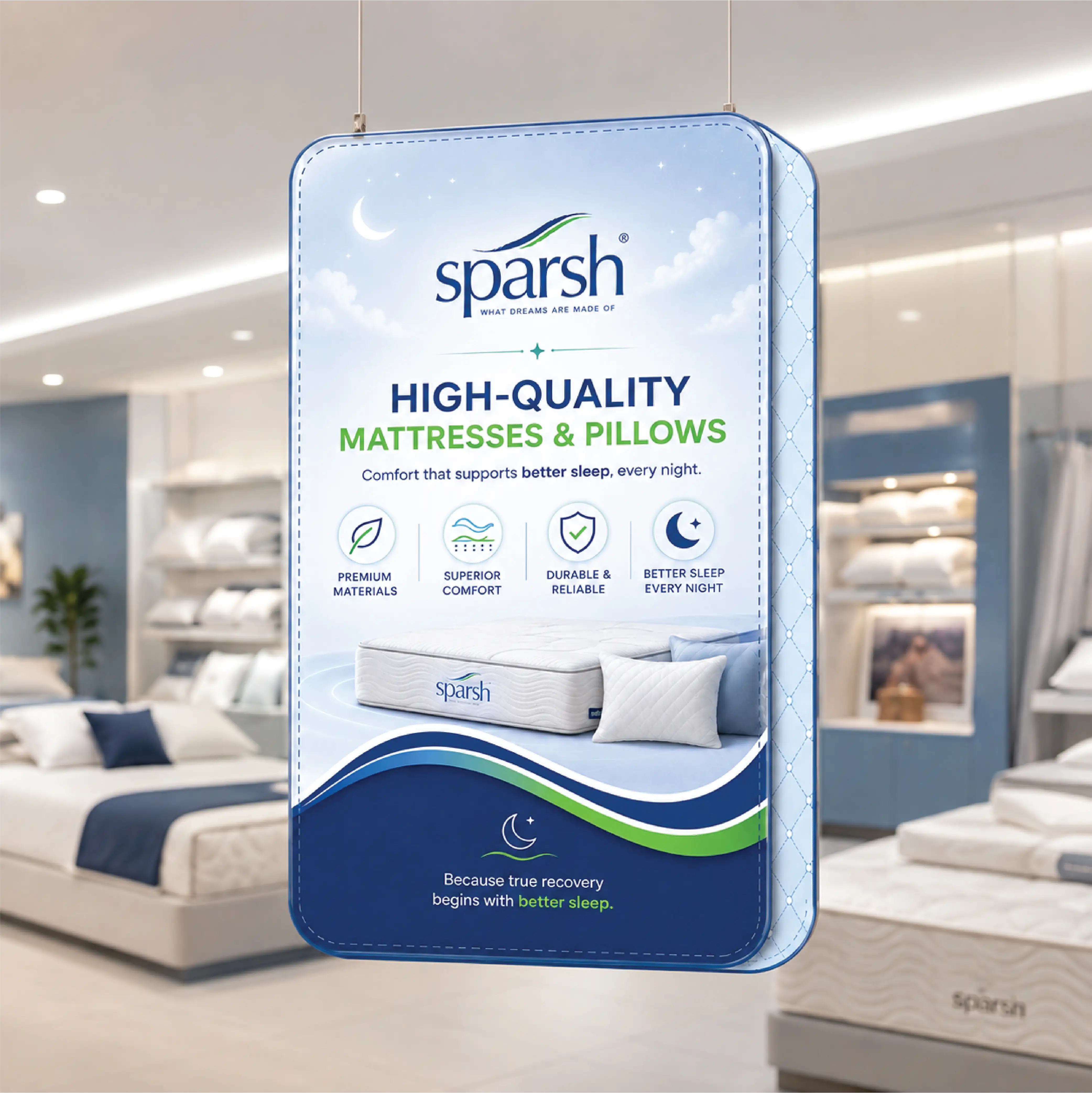 Sparsh Mattress: Graphics work