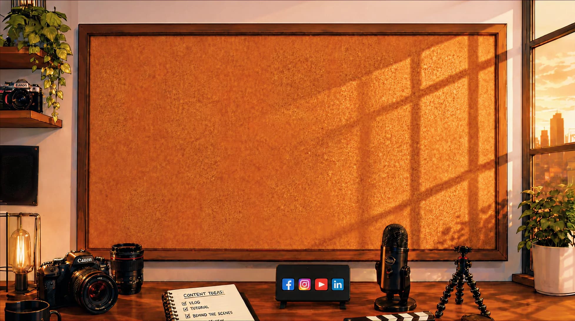 Hero Background Desk