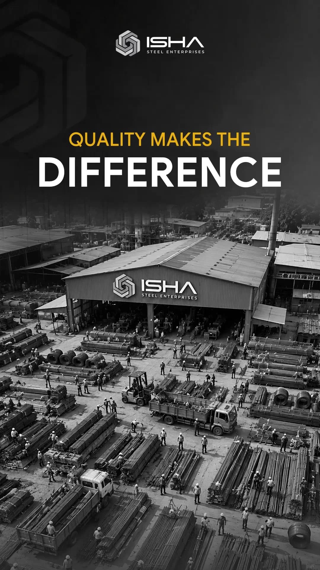 Isha Steel Enterprises Instagram reel cover