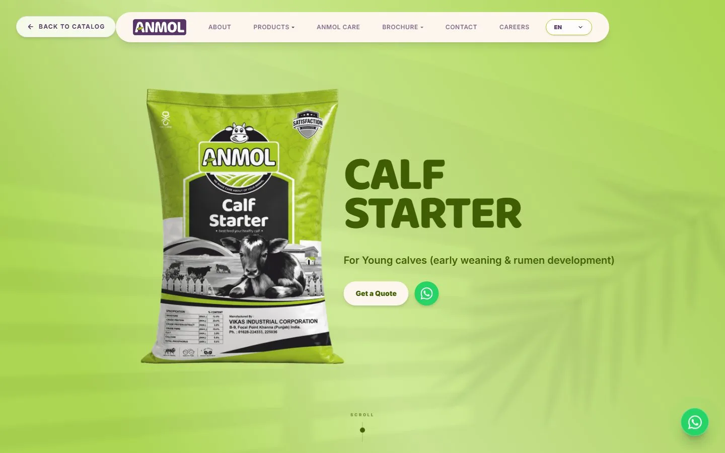Anmol Feed: Product detail