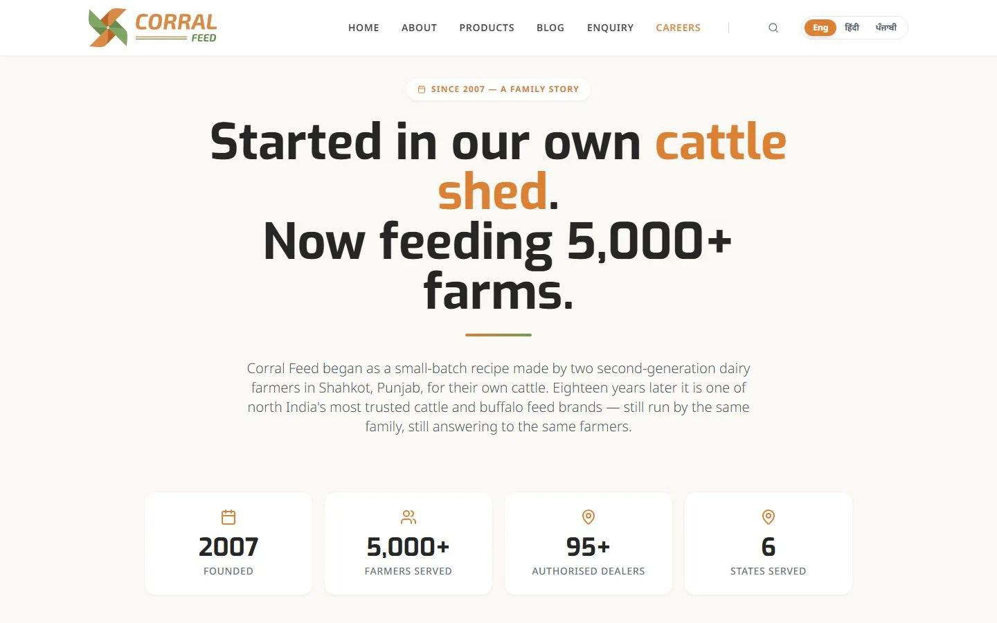 Corral Feed: About