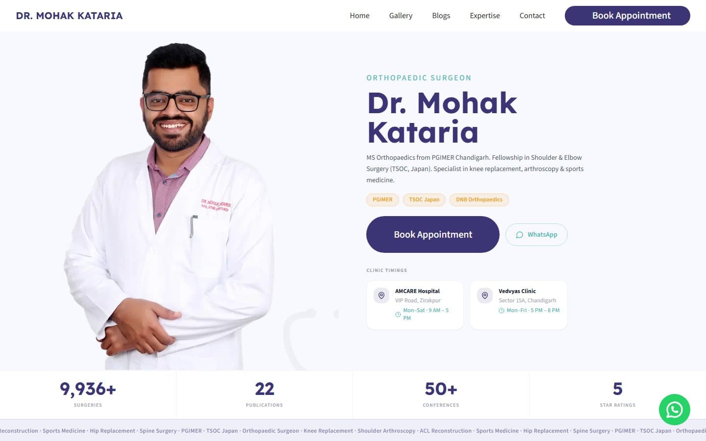 Dr. Mohak Kataria project overview