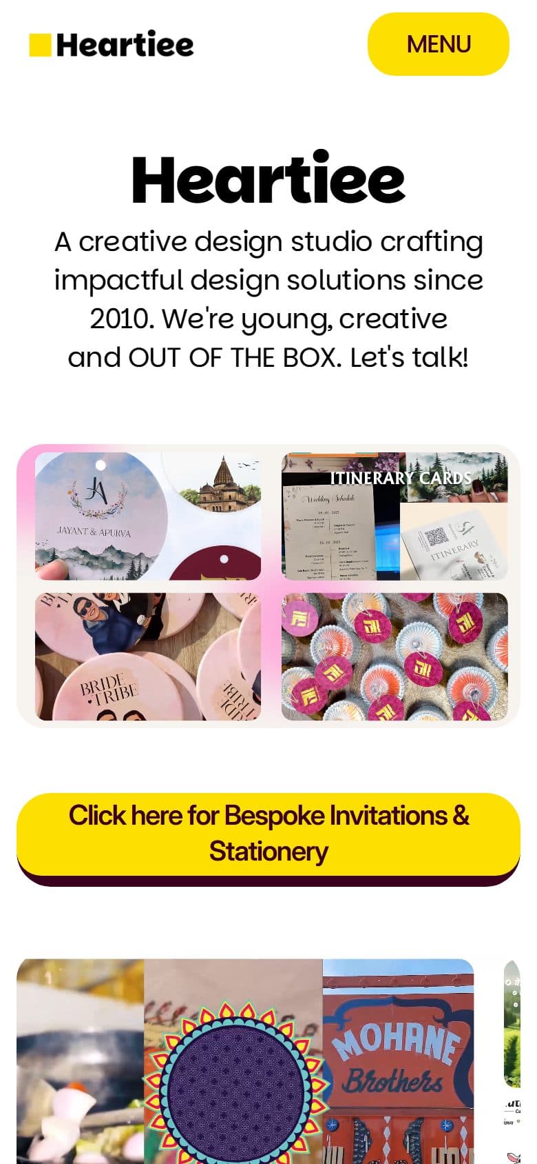 Heartiee: Mobile experience