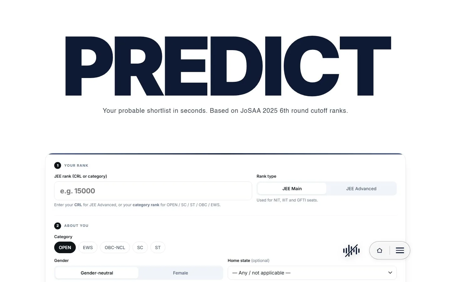 Maths with Vipul Sir: College Predictor